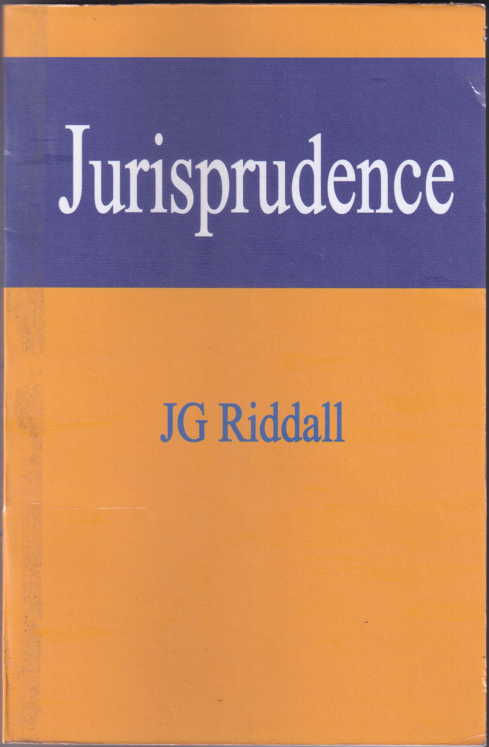Jurisprudence JG Riddall